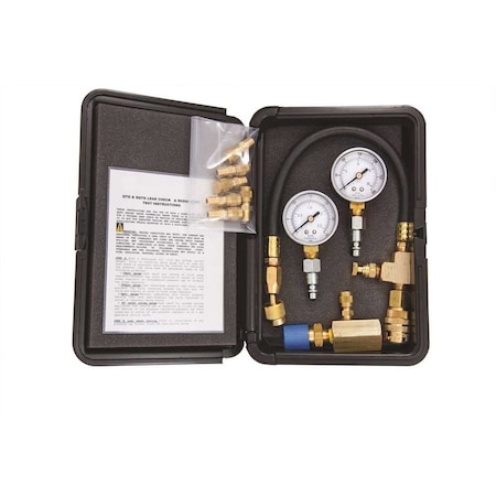 Mec Leak Test Kit with Schrader Valves ME-QTG16A | Zoro